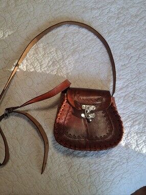 Mexican Small Leather Crossbody Bag